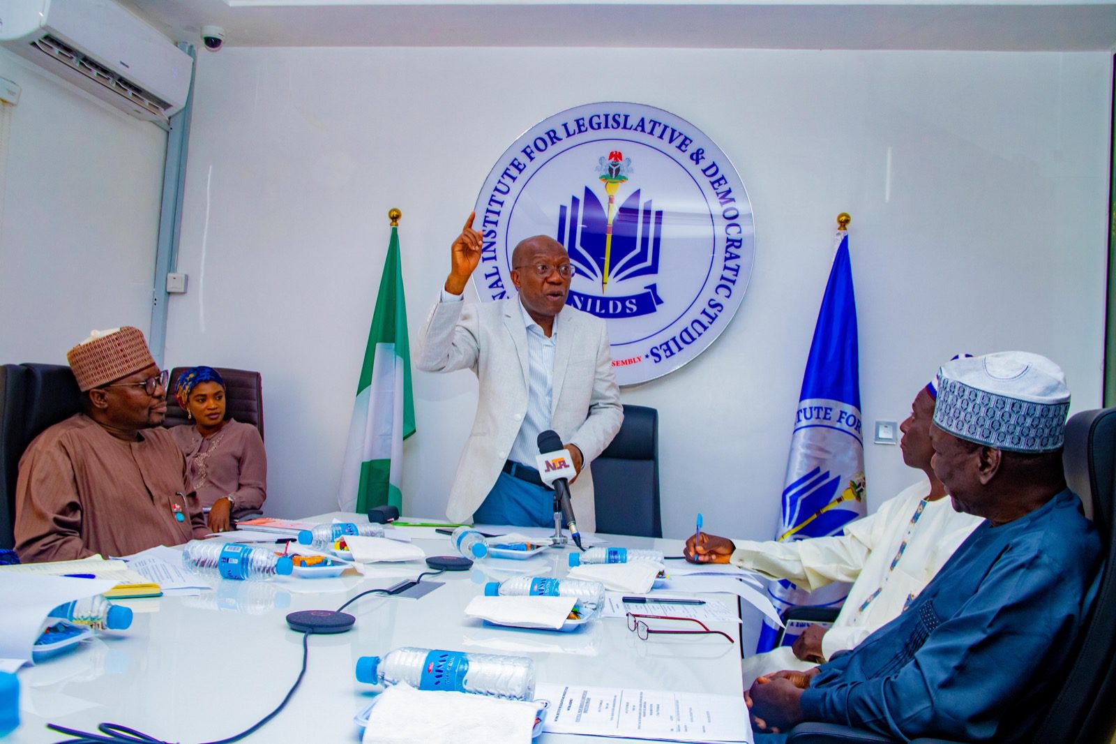 Prof. Sulaiman Urges Newly Onboarded Staff Of NILDS Democracy Radio To Channel Their Passion Into Making A Meaningful Impact.