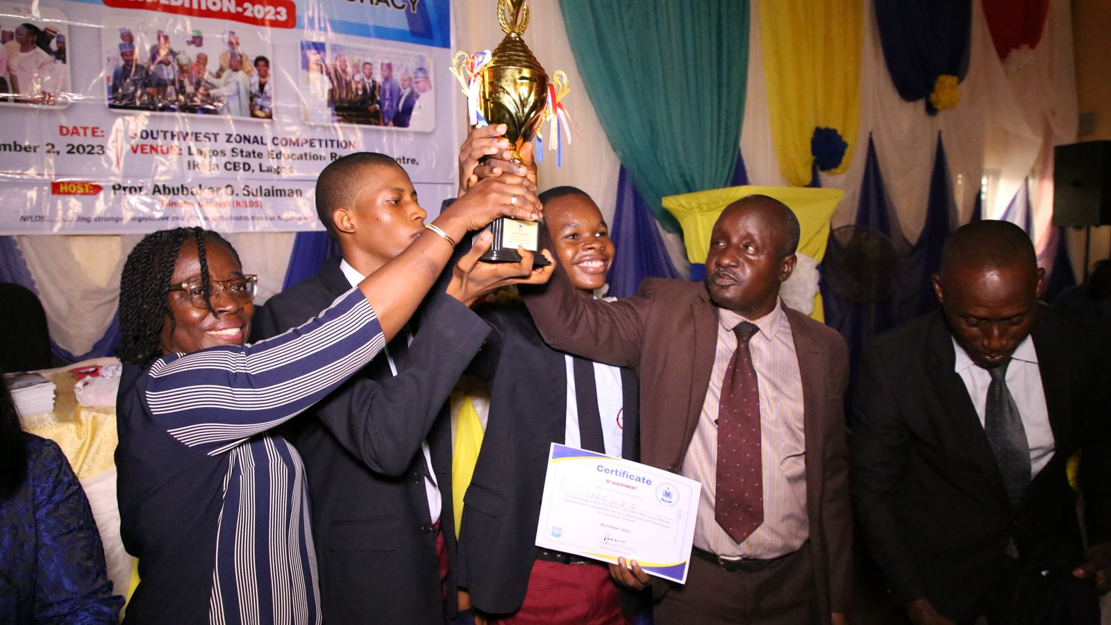 Ondo School Clinches Victory in South West Zone of NILDS Quiz Competition on Legislature and Democracy”
