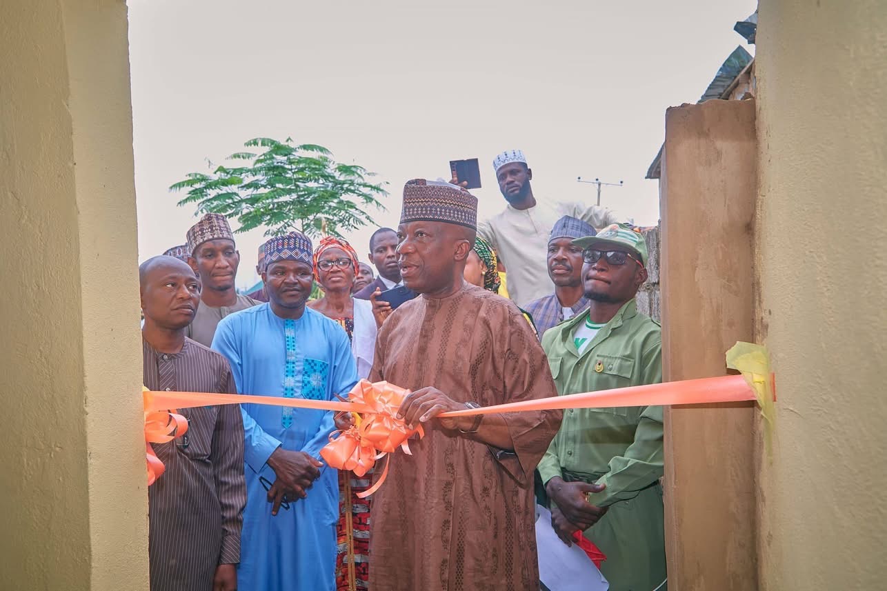 DG NILDS Commissions NYSC-Built Toilet Facility At GSSS Piwoyi